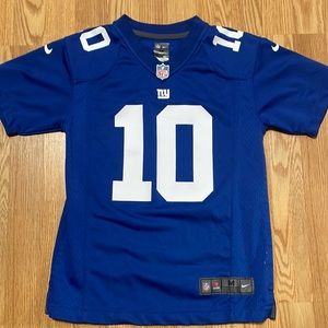 I am selling and Eli Manning jersey. It’s Home colors the size is youth medium…